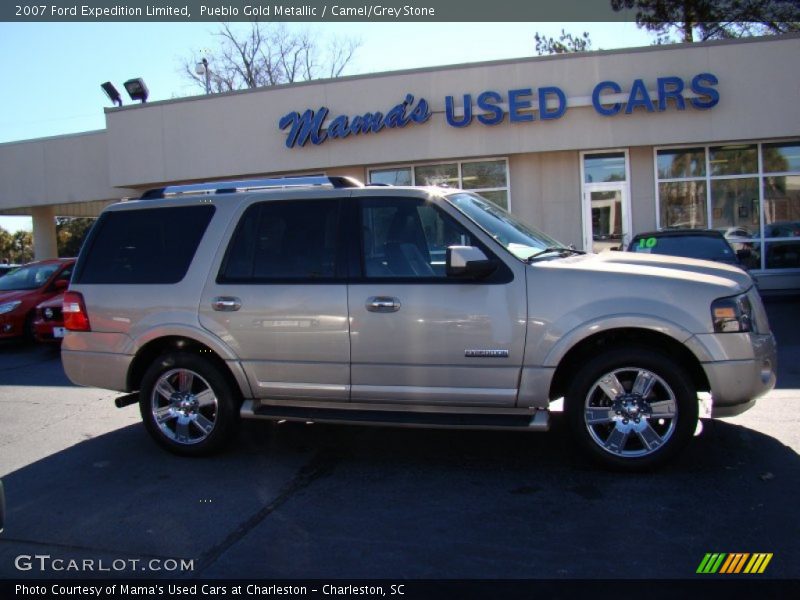 Pueblo Gold Metallic / Camel/Grey Stone 2007 Ford Expedition Limited