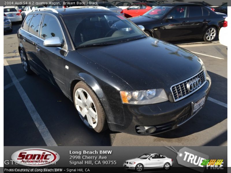 Brilliant Black / Black 2004 Audi S4 4.2 quattro Wagon