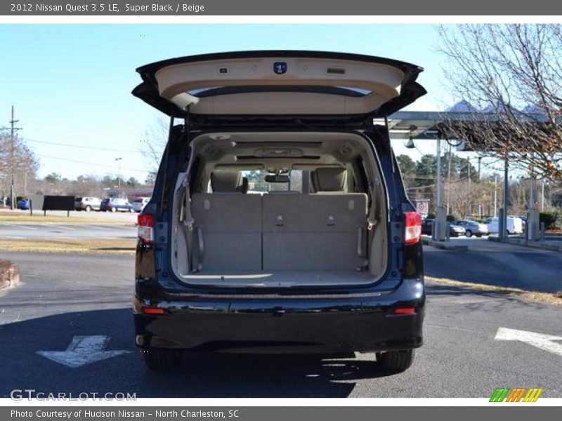 Super Black / Beige 2012 Nissan Quest 3.5 LE