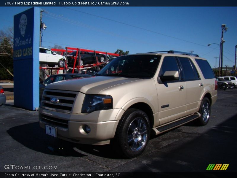 Pueblo Gold Metallic / Camel/Grey Stone 2007 Ford Expedition Limited