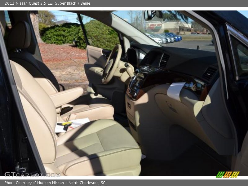Super Black / Beige 2012 Nissan Quest 3.5 LE
