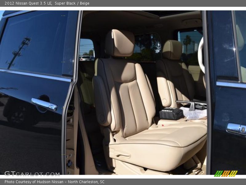 Super Black / Beige 2012 Nissan Quest 3.5 LE