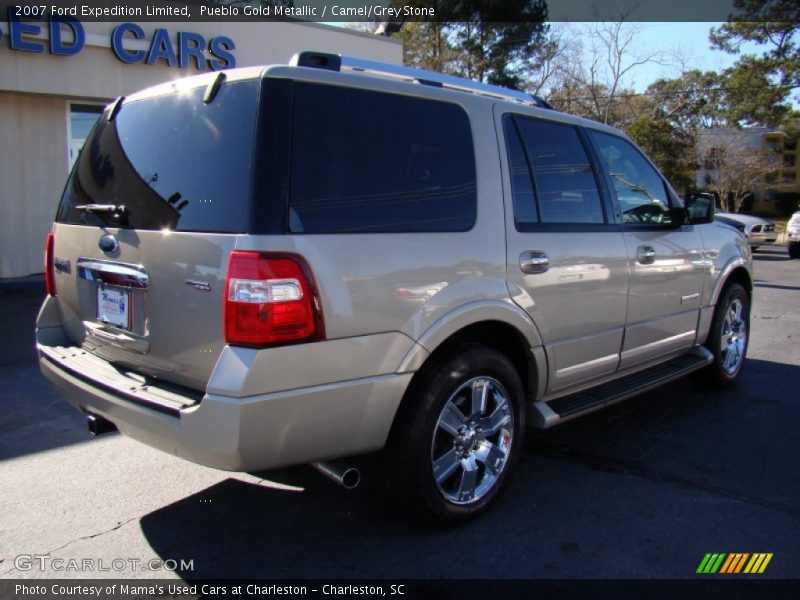 Pueblo Gold Metallic / Camel/Grey Stone 2007 Ford Expedition Limited