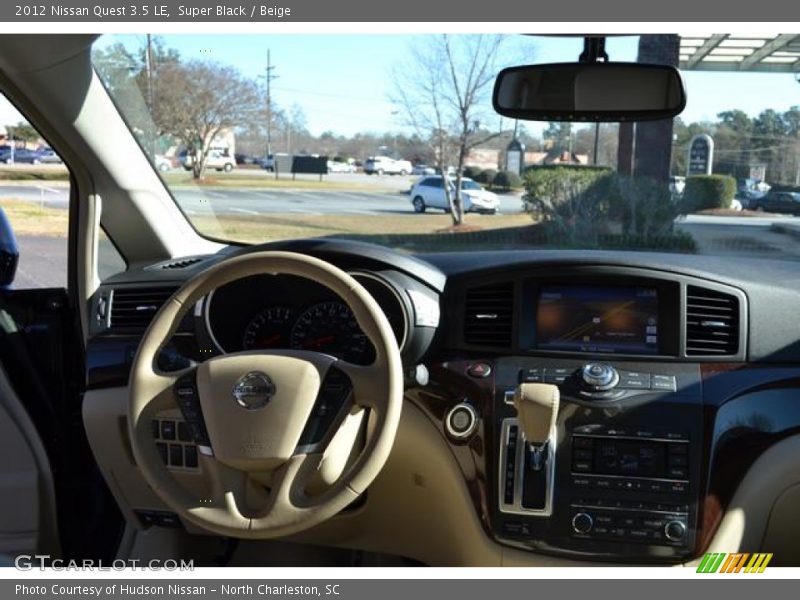 Super Black / Beige 2012 Nissan Quest 3.5 LE