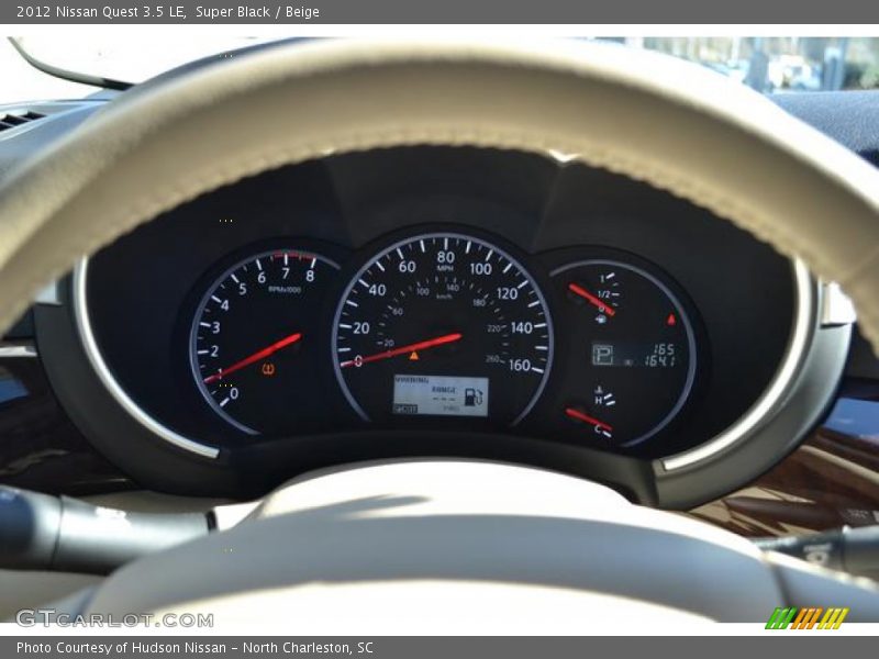 Super Black / Beige 2012 Nissan Quest 3.5 LE
