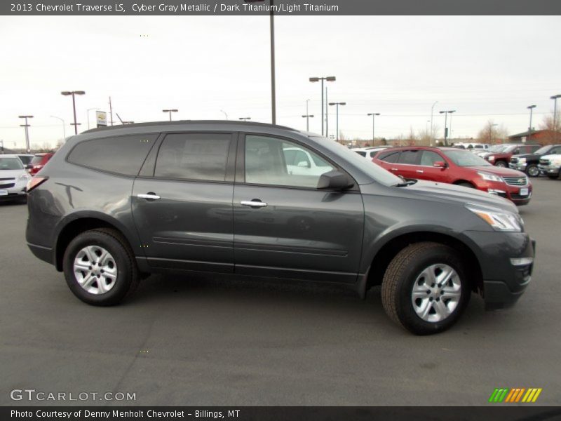 Cyber Gray Metallic / Dark Titanium/Light Titanium 2013 Chevrolet Traverse LS