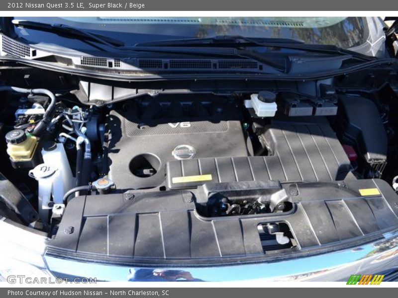 Super Black / Beige 2012 Nissan Quest 3.5 LE