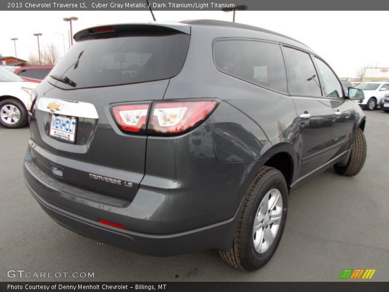 Cyber Gray Metallic / Dark Titanium/Light Titanium 2013 Chevrolet Traverse LS