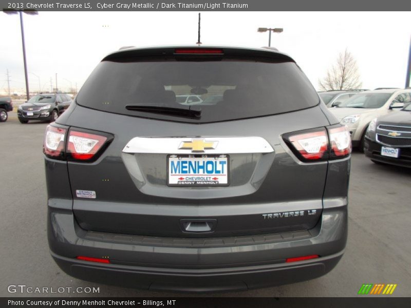 Cyber Gray Metallic / Dark Titanium/Light Titanium 2013 Chevrolet Traverse LS