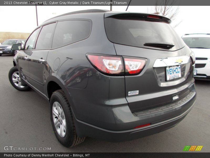 Cyber Gray Metallic / Dark Titanium/Light Titanium 2013 Chevrolet Traverse LS
