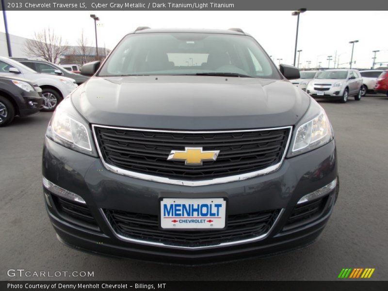 Cyber Gray Metallic / Dark Titanium/Light Titanium 2013 Chevrolet Traverse LS