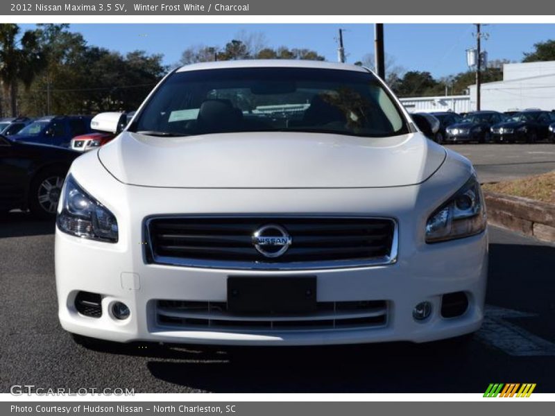 Winter Frost White / Charcoal 2012 Nissan Maxima 3.5 SV