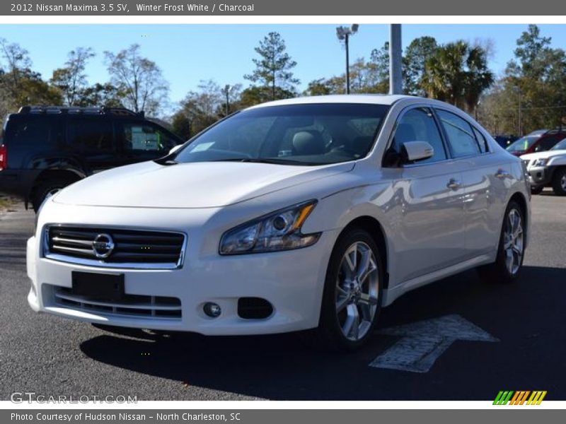 Winter Frost White / Charcoal 2012 Nissan Maxima 3.5 SV