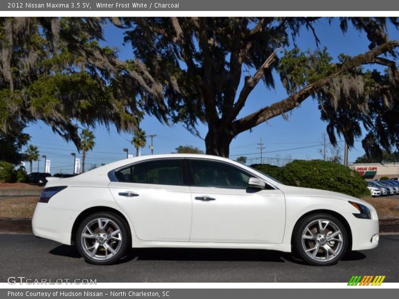 Winter Frost White / Charcoal 2012 Nissan Maxima 3.5 SV