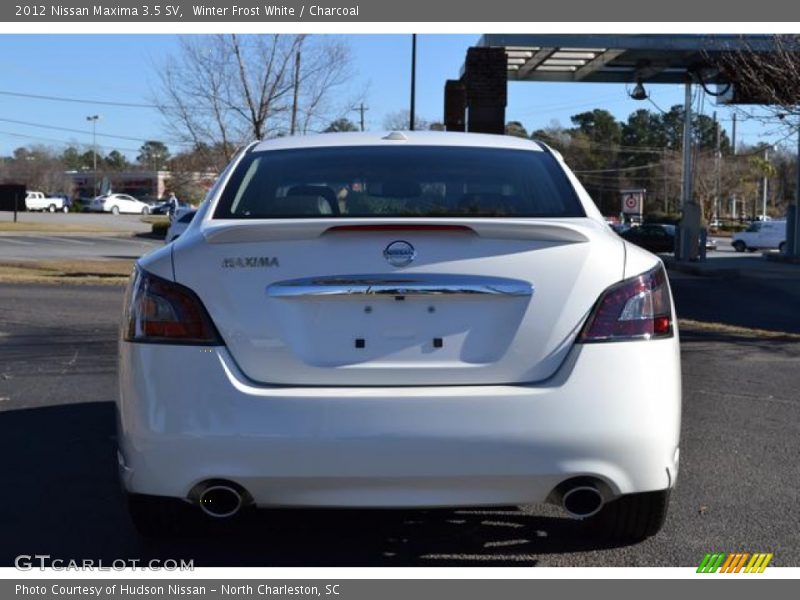 Winter Frost White / Charcoal 2012 Nissan Maxima 3.5 SV