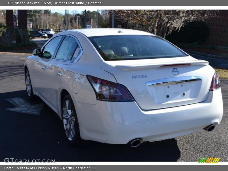 Winter Frost White / Charcoal 2012 Nissan Maxima 3.5 SV