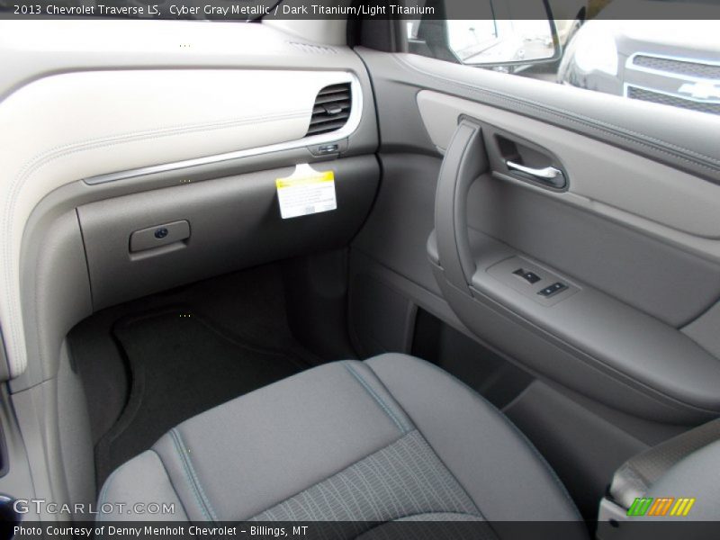 Cyber Gray Metallic / Dark Titanium/Light Titanium 2013 Chevrolet Traverse LS