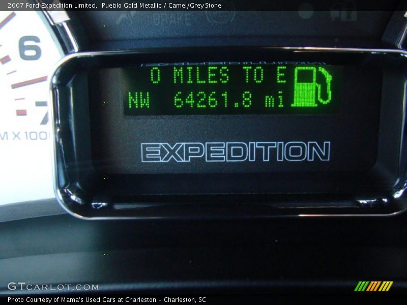 Pueblo Gold Metallic / Camel/Grey Stone 2007 Ford Expedition Limited