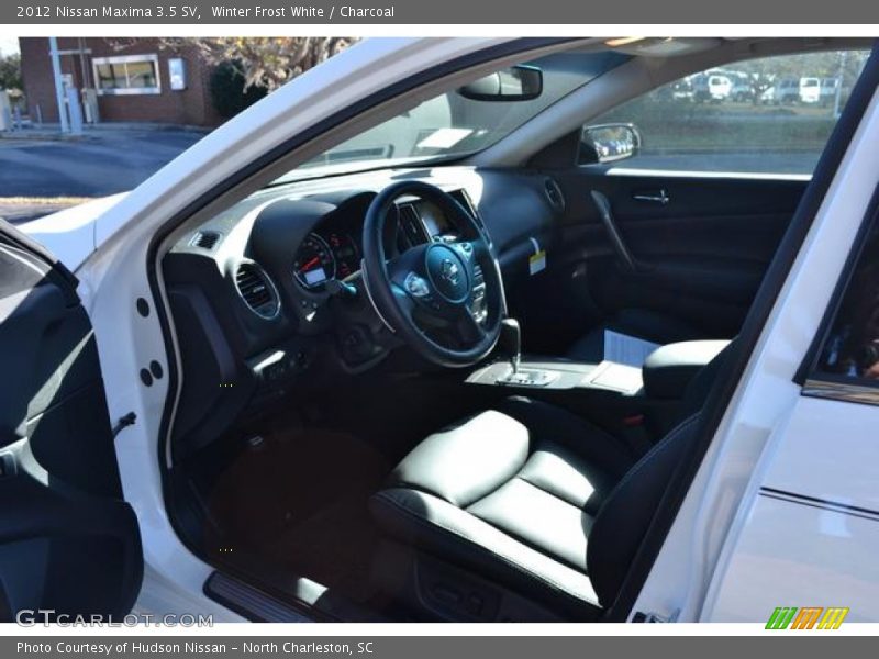 Winter Frost White / Charcoal 2012 Nissan Maxima 3.5 SV