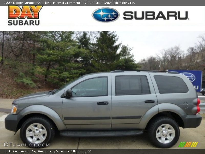 Mineral Gray Metallic / Dark Slate Gray/Light Slate Gray 2007 Dodge Durango SXT 4x4