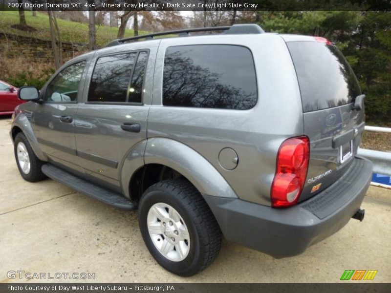 Mineral Gray Metallic / Dark Slate Gray/Light Slate Gray 2007 Dodge Durango SXT 4x4