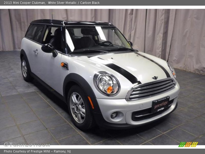 White Silver Metallic / Carbon Black 2013 Mini Cooper Clubman