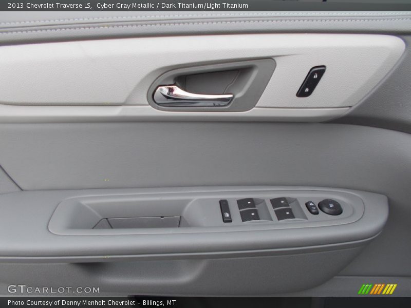Cyber Gray Metallic / Dark Titanium/Light Titanium 2013 Chevrolet Traverse LS