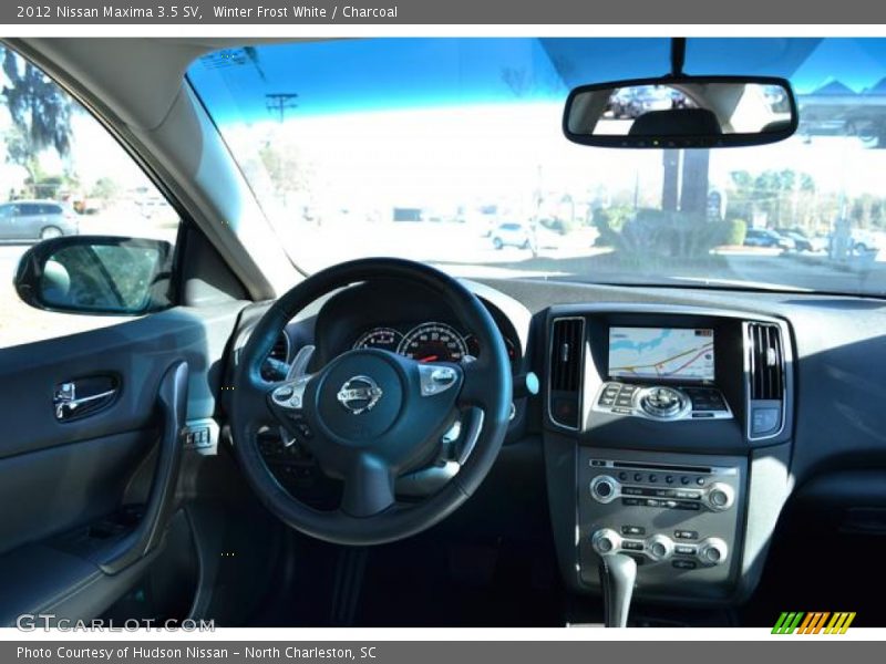 Winter Frost White / Charcoal 2012 Nissan Maxima 3.5 SV
