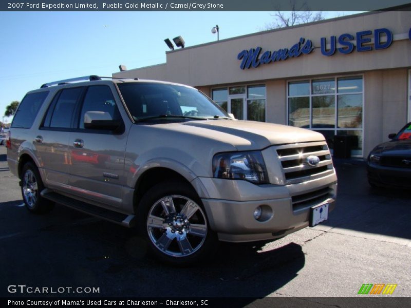 Pueblo Gold Metallic / Camel/Grey Stone 2007 Ford Expedition Limited