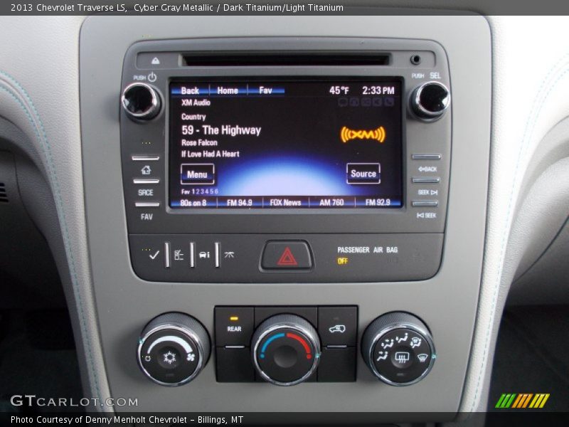 Cyber Gray Metallic / Dark Titanium/Light Titanium 2013 Chevrolet Traverse LS