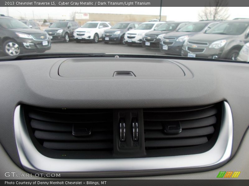 Cyber Gray Metallic / Dark Titanium/Light Titanium 2013 Chevrolet Traverse LS