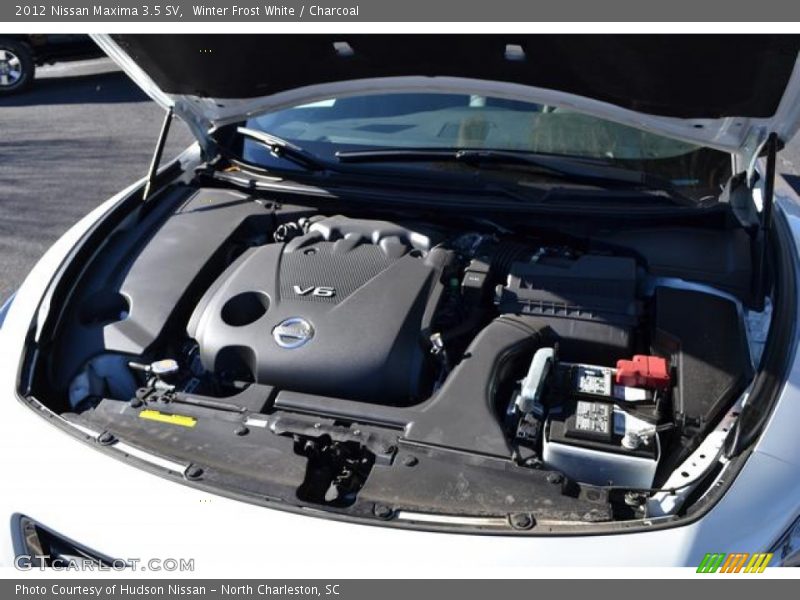 Winter Frost White / Charcoal 2012 Nissan Maxima 3.5 SV