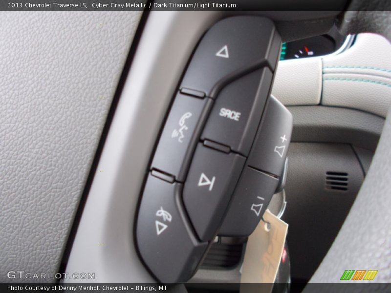 Cyber Gray Metallic / Dark Titanium/Light Titanium 2013 Chevrolet Traverse LS