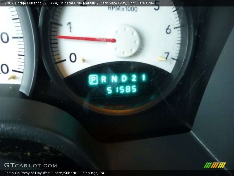 Mineral Gray Metallic / Dark Slate Gray/Light Slate Gray 2007 Dodge Durango SXT 4x4