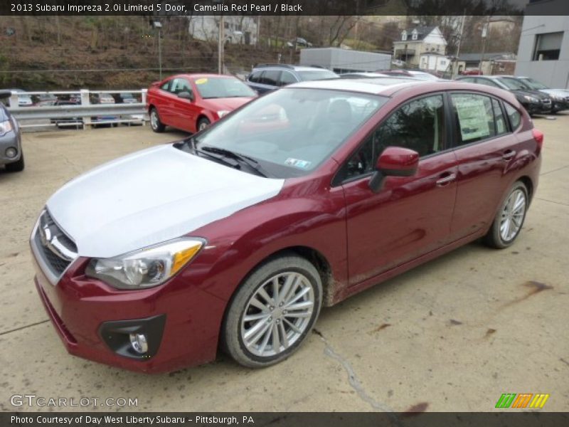 Camellia Red Pearl / Black 2013 Subaru Impreza 2.0i Limited 5 Door