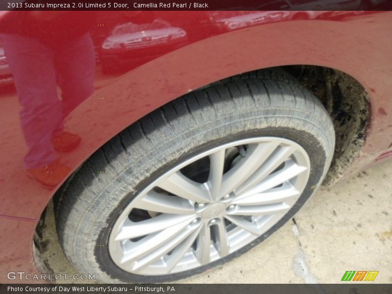 Camellia Red Pearl / Black 2013 Subaru Impreza 2.0i Limited 5 Door