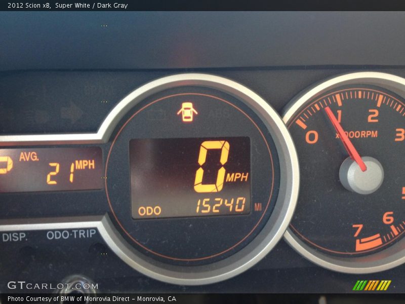 Super White / Dark Gray 2012 Scion xB