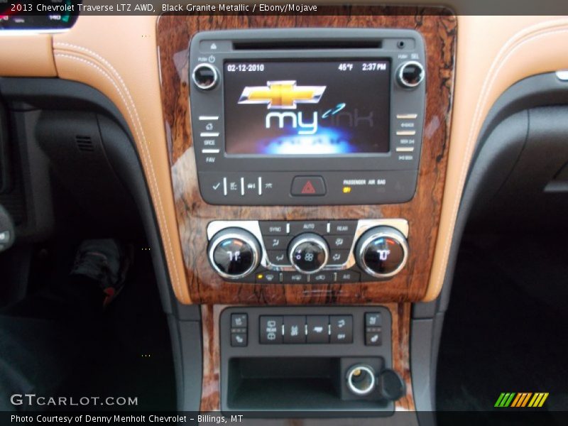 Black Granite Metallic / Ebony/Mojave 2013 Chevrolet Traverse LTZ AWD