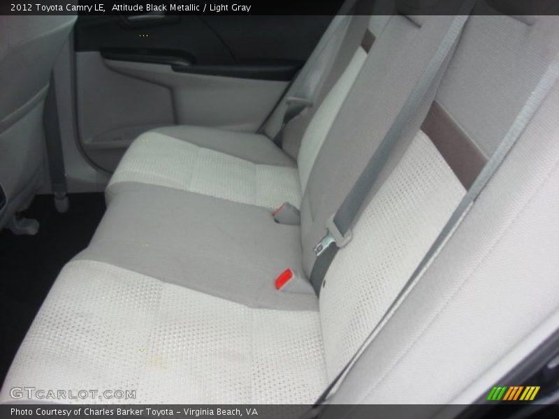 Attitude Black Metallic / Light Gray 2012 Toyota Camry LE