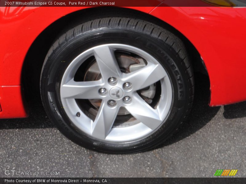 Pure Red / Dark Charcoal 2007 Mitsubishi Eclipse GS Coupe