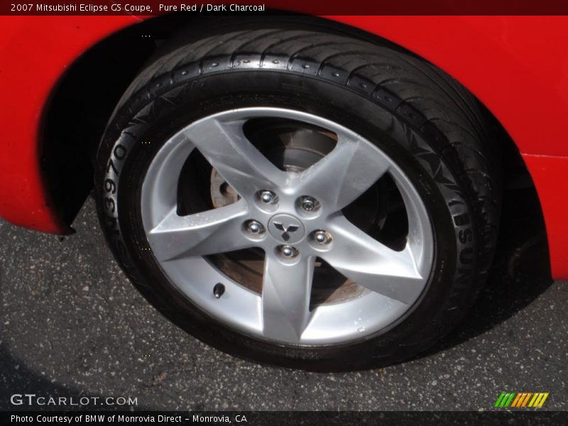 Pure Red / Dark Charcoal 2007 Mitsubishi Eclipse GS Coupe