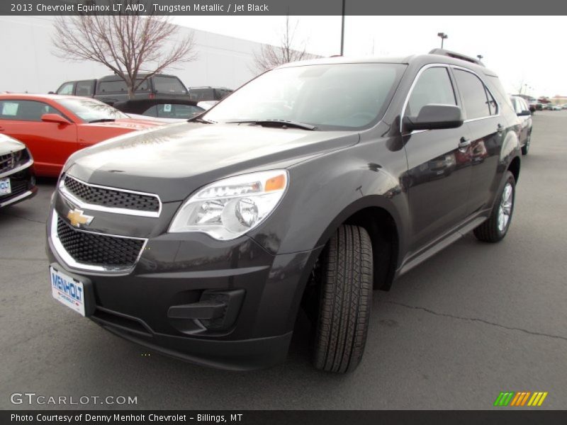 Tungsten Metallic / Jet Black 2013 Chevrolet Equinox LT AWD