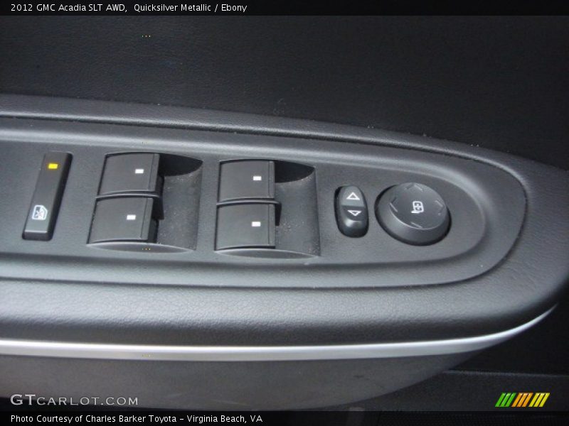Quicksilver Metallic / Ebony 2012 GMC Acadia SLT AWD