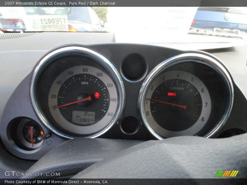 Pure Red / Dark Charcoal 2007 Mitsubishi Eclipse GS Coupe