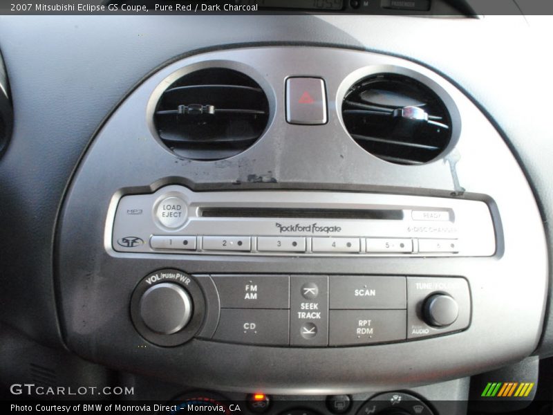 Pure Red / Dark Charcoal 2007 Mitsubishi Eclipse GS Coupe