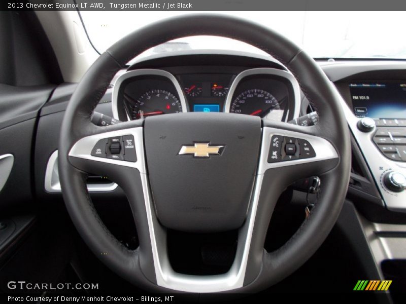 Tungsten Metallic / Jet Black 2013 Chevrolet Equinox LT AWD