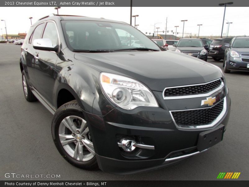 Ashen Gray Metallic / Jet Black 2013 Chevrolet Equinox LTZ