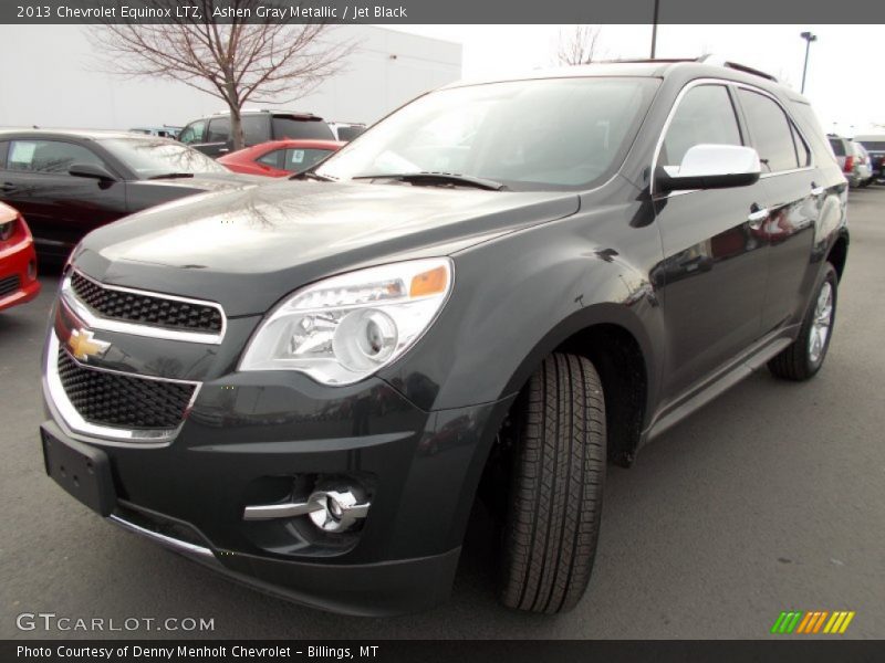 Ashen Gray Metallic / Jet Black 2013 Chevrolet Equinox LTZ