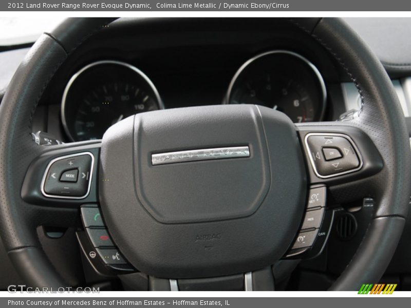  2012 Range Rover Evoque Dynamic Steering Wheel