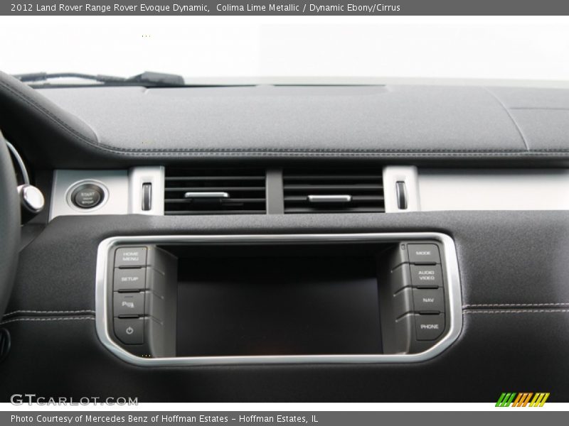 Controls of 2012 Range Rover Evoque Dynamic